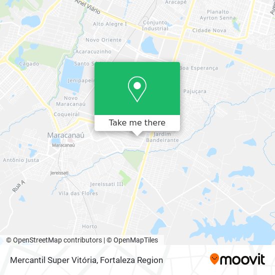 Mercantil Super Vitória map