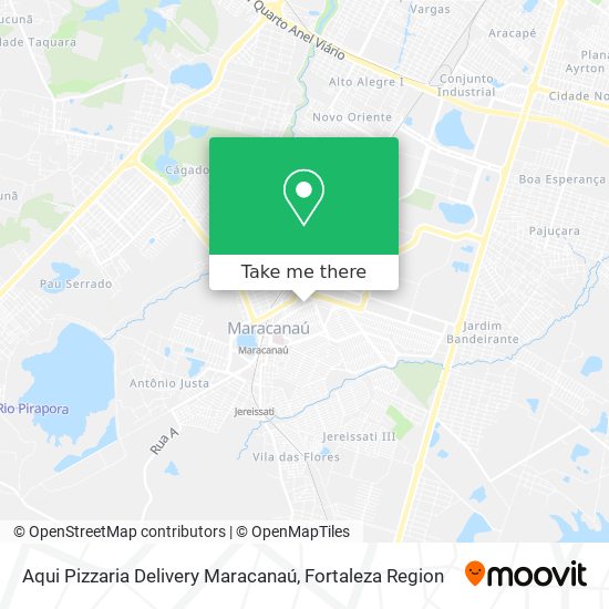 Aqui Pizzaria Delivery Maracanaú map