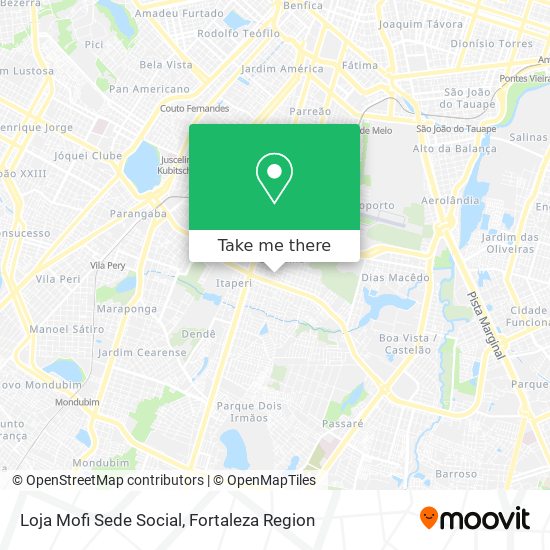 Loja Mofi Sede Social map