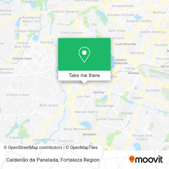 Caldeirão da Panelada map