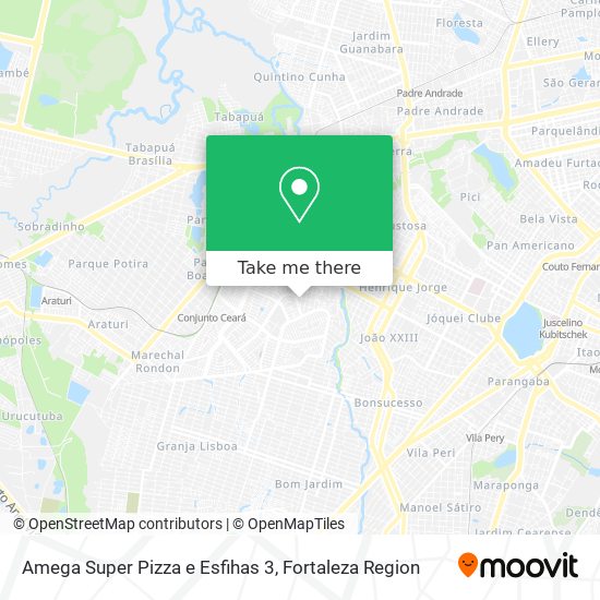 Amega Super Pizza e Esfihas 3 map