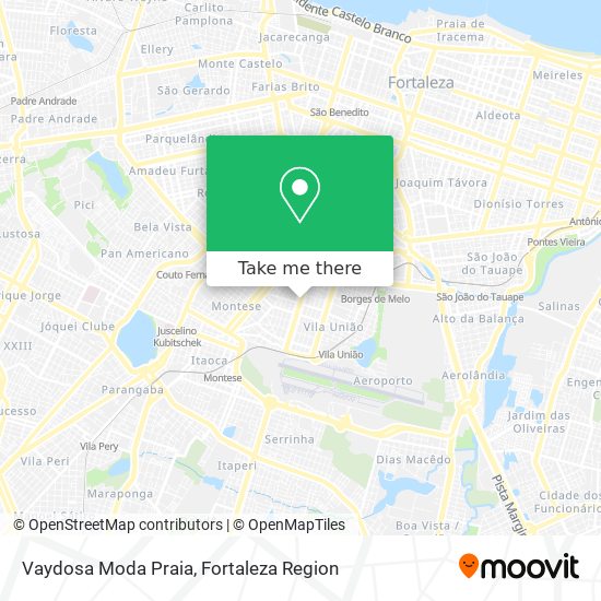 Vaydosa Moda Praia map