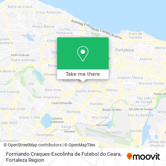 Formando Craques-Escolinha de Futebol do Ceara map