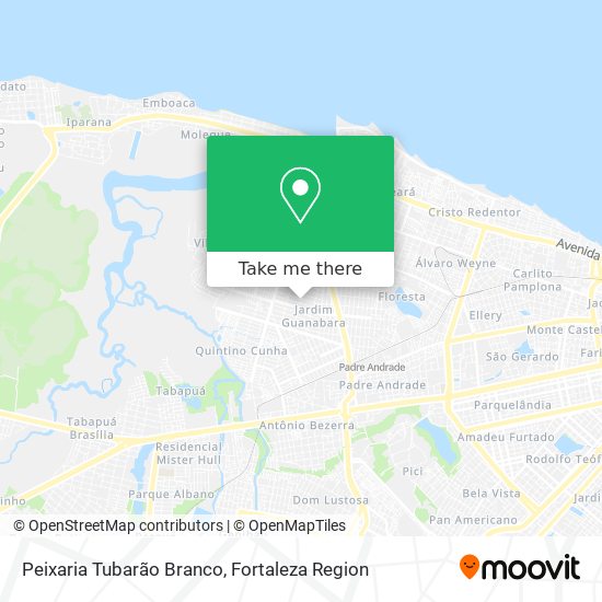 Peixaria Tubarão Branco map