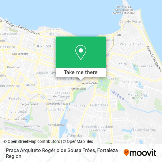 Praça Arquiteto Rogério de Sousa Fróes map