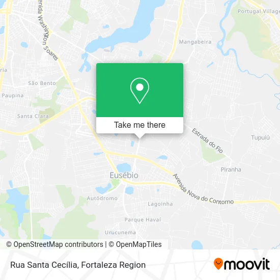 Rua Santa Cecília map