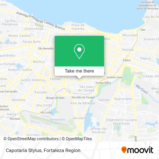 Capotaria Stylus map