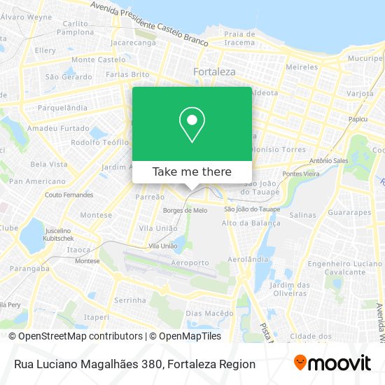 Mapa Rua Luciano Magalhães 380