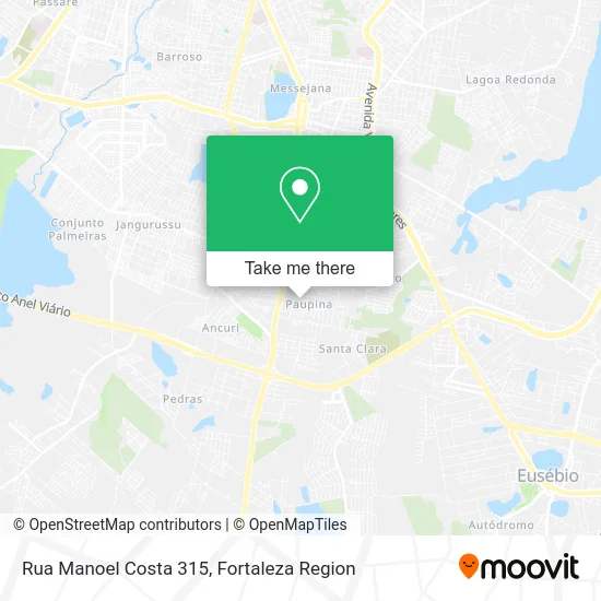 Rua Manoel Costa 315 map