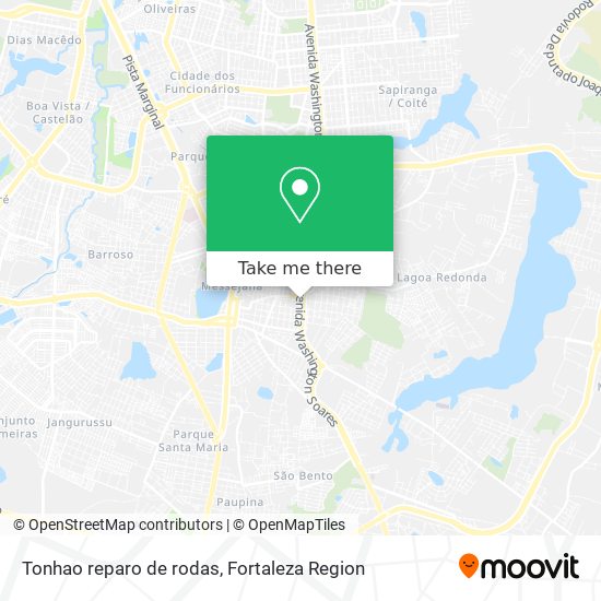 Mapa Tonhao reparo de rodas