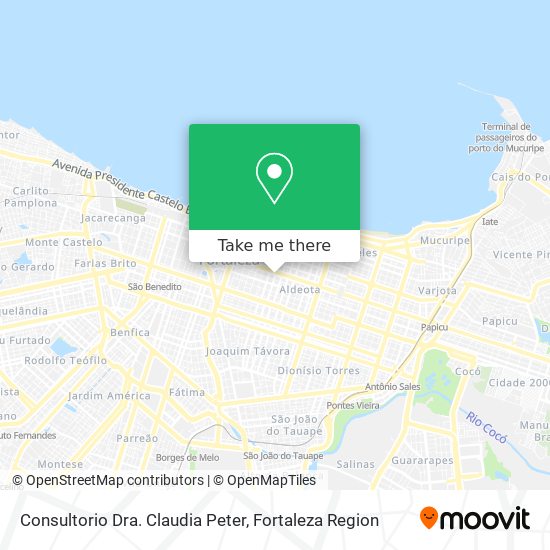 Consultorio Dra. Claudia Peter map