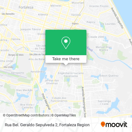 Rua Bel. Geraldo Sepulveda 2 map