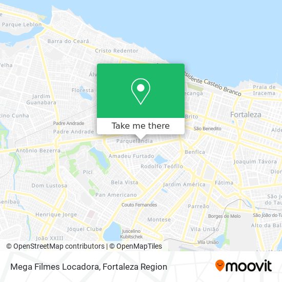 Mega Filmes Locadora map