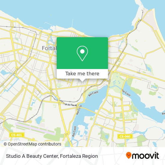 Studio A Beauty Center map