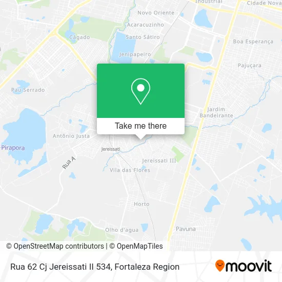 Rua 62 Cj Jereissati II 534 map