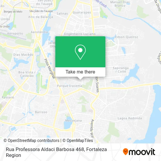 Rua Professora Aldaci Barbosa 468 map