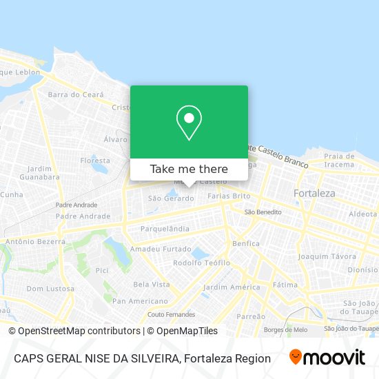 CAPS GERAL NISE DA SILVEIRA map