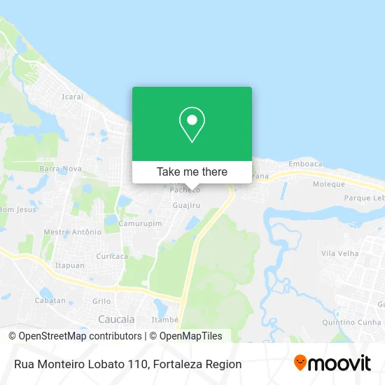 Rua Monteiro Lobato 110 map