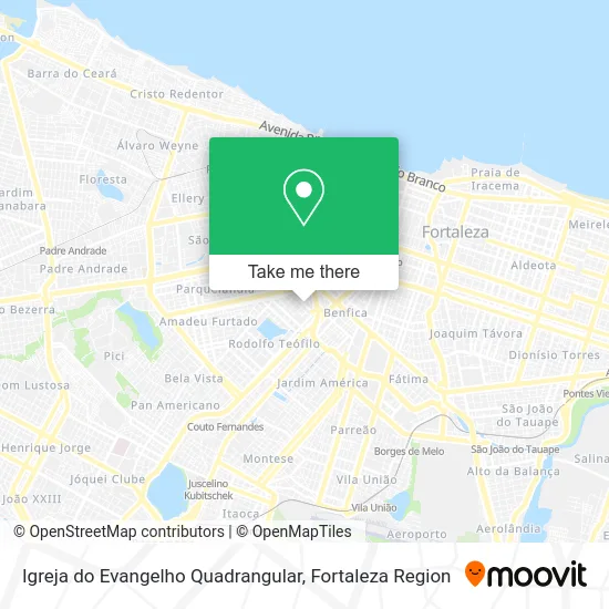 Igreja do Evangelho Quadrangular map