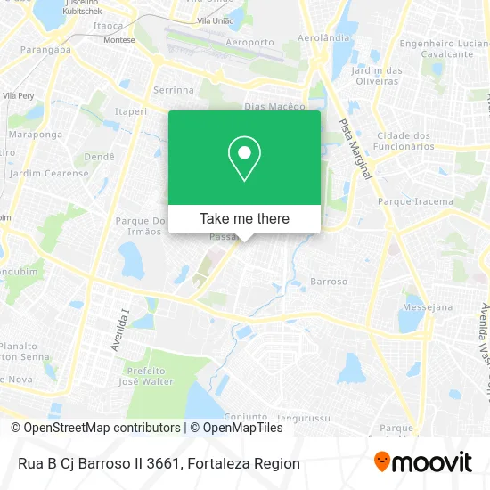 Rua B Cj Barroso II 3661 map