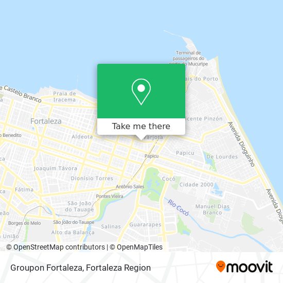 Mapa Groupon Fortaleza