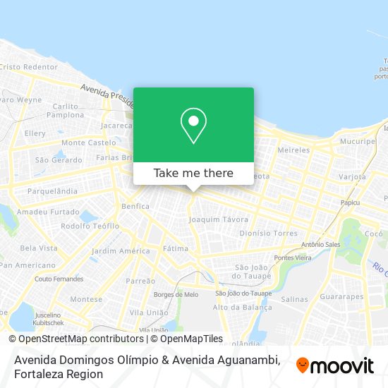 Mapa Avenida Domingos Olímpio & Avenida Aguanambi