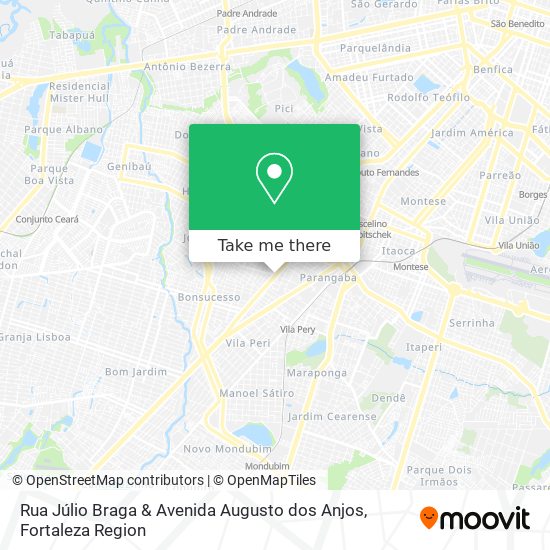 Rua Júlio Braga & Avenida Augusto dos Anjos map