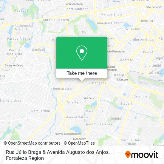 Rua Júlio Braga & Avenida Augusto dos Anjos map