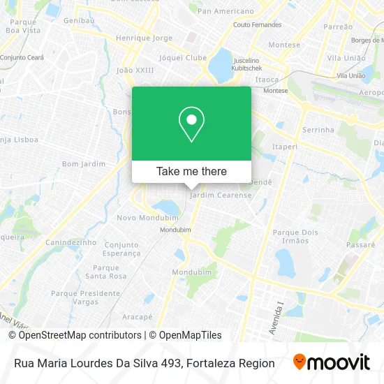 Rua Maria Lourdes Da Silva 493 map