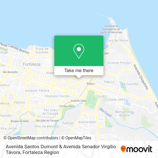 Avenida Santos Dumont & Avenida Senador Virgílio Távora map