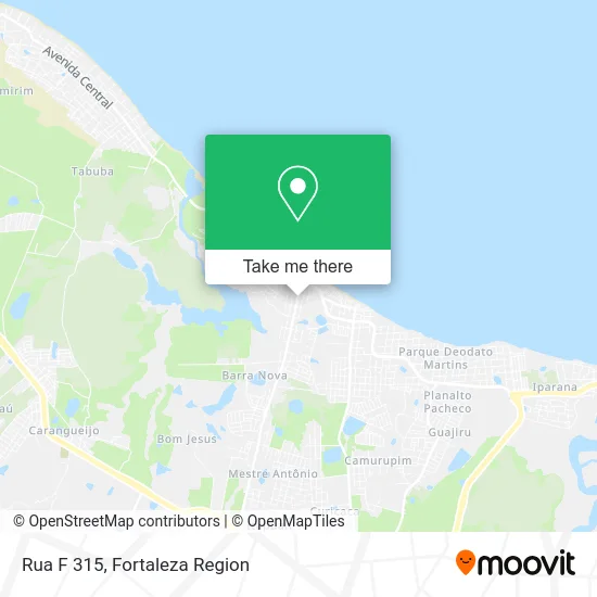Rua F 315 map