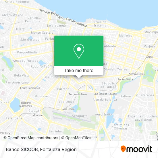Banco SICOOB map
