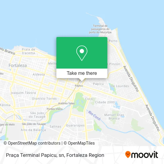Praça Terminal Papicu, sn map