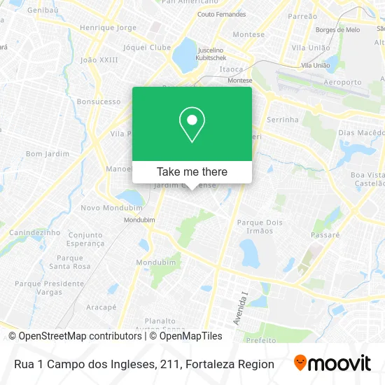 Rua 1 Campo dos Ingleses, 211 map
