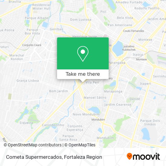 Mapa Cometa Supermercados