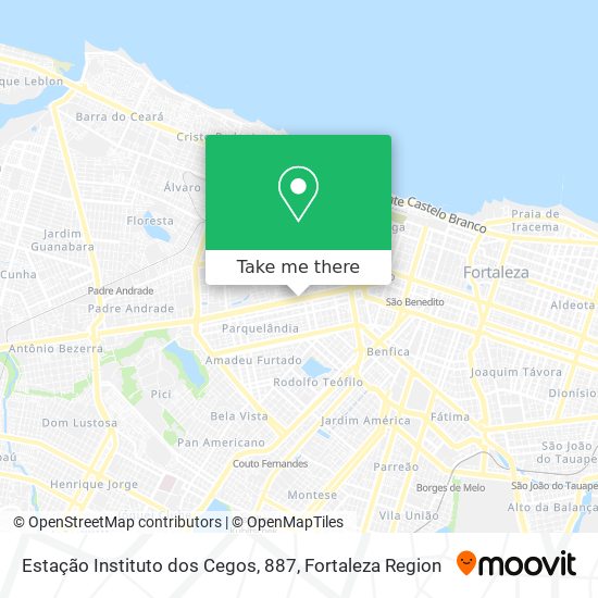 Estação Instituto dos Cegos, 887 map