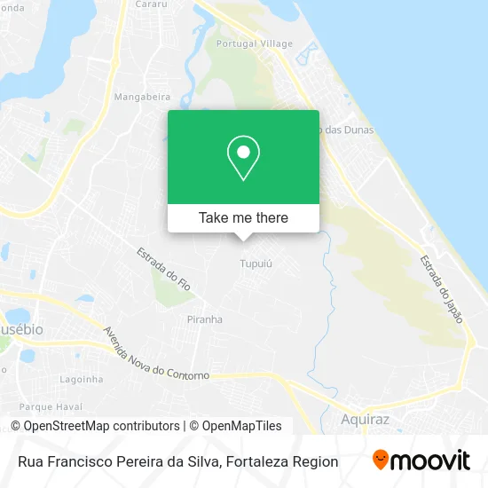 Rua Francisco Pereira da Silva map