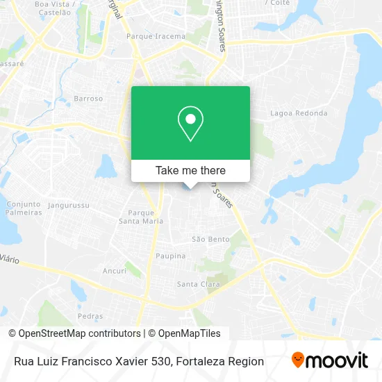 Rua Luiz Francisco Xavier 530 map