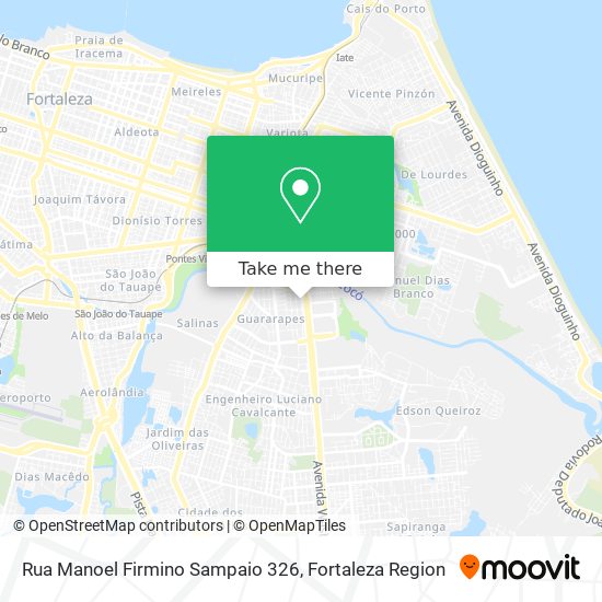 Mapa Rua Manoel Firmino Sampaio 326