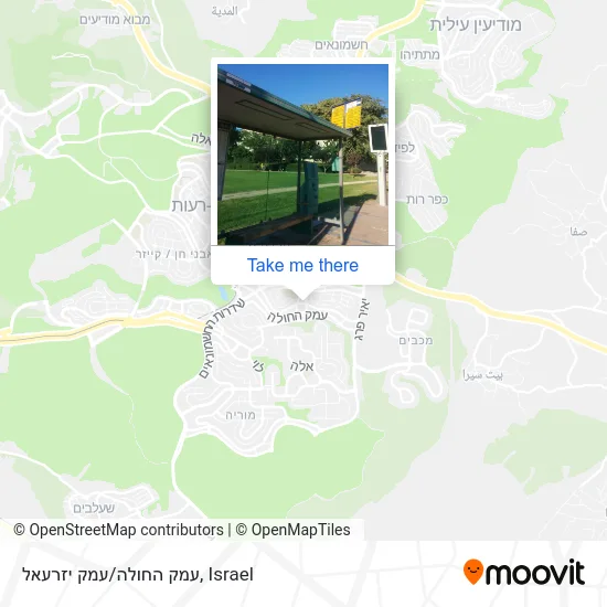 Карта עמק החולה/עמק יזרעאל