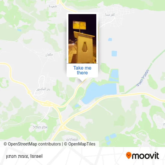 Карта צומת חנתון