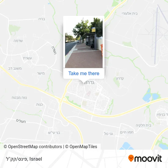 Карта פינס/קק''ל