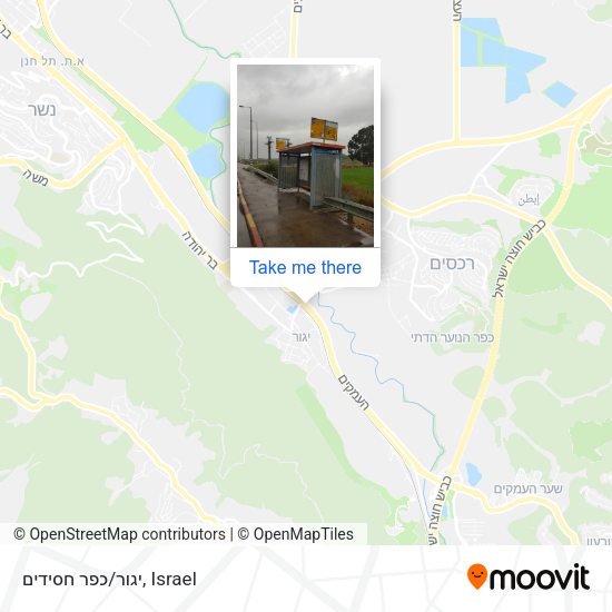 יגור/כפר חסידים map
