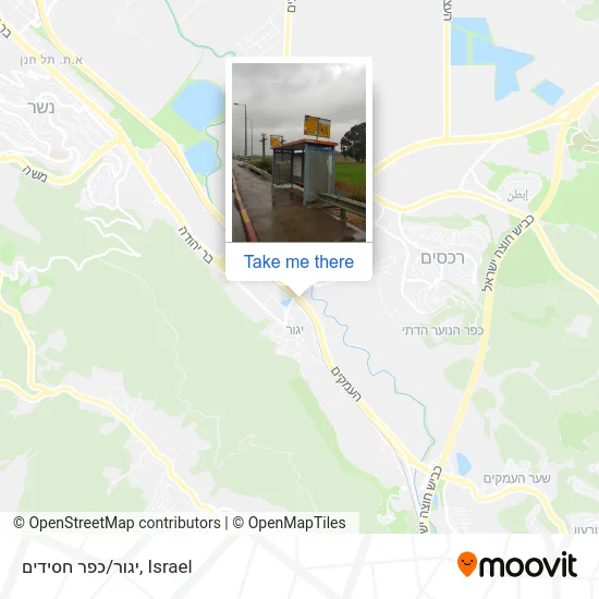 Карта יגור/כפר חסידים