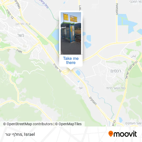 Карта מחלף יגור