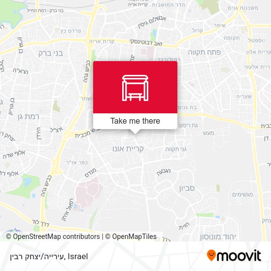 עירייה/יצחק רבין map