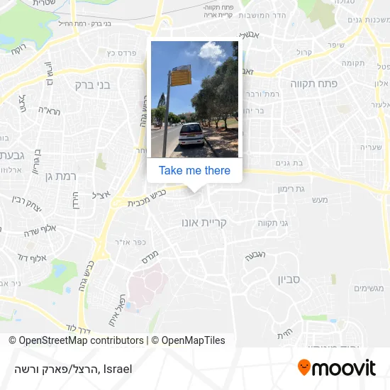 Карта הרצל/פארק ורשה