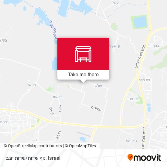 נוף שדות/שדות יוגב map