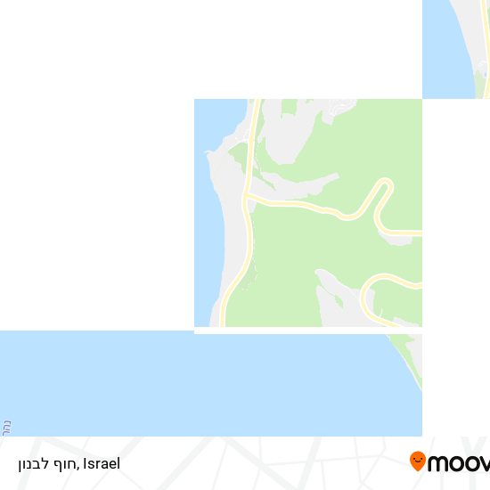 חוף לבנון map