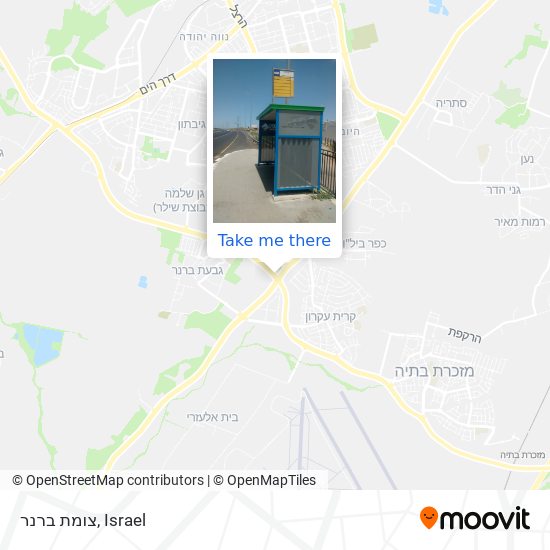 צומת ברנר map